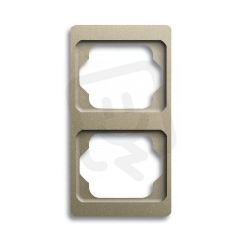 ALPHA EXCLUSIVE Dvojrámeček svislý palladium 1732 KA-260 ABB 2CKA001754A4117