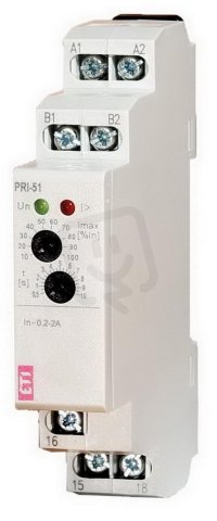 Proudové monitorovací relé PRI-51/2, 1xCO,2A, 24-240V AC/24V DC ETI 002471817