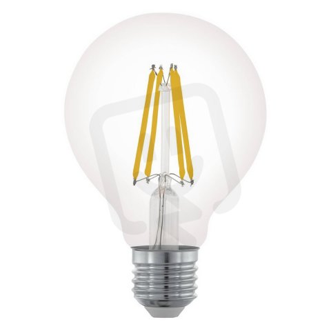Světelný zdroj E27-LED G80 7,5W čiré 2700K EGLO 110023