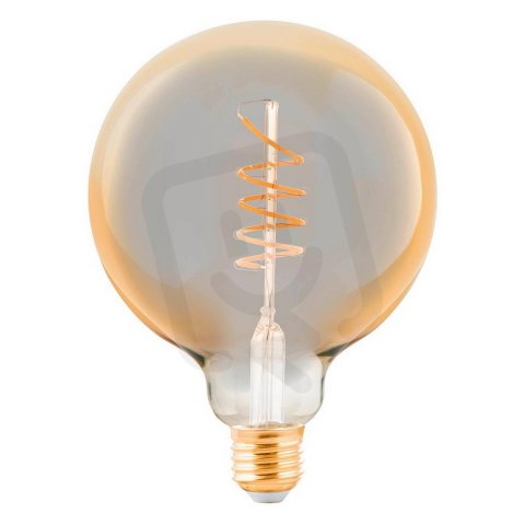 Světelný zdroj E27-LED G125 4W 2200K jantar EGLO 110082