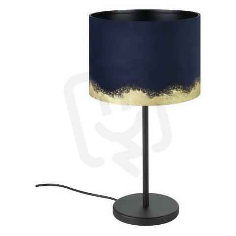 Stolní svítidlo CASUARITA 1xE27 černá/D-modrá-zlatá 40W IP20 EGLO 39975
