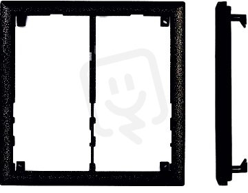 Tesla Stropkov 4FF 127 15.5 Rám KARAT pro 4 modulový jmenovník (černá)