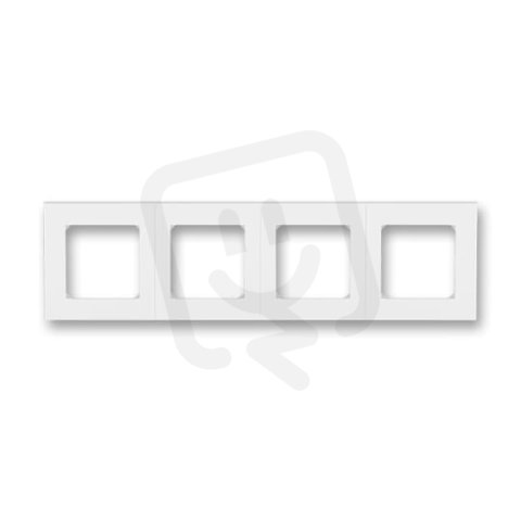 LEVIT Čtyřrámeček bílá/ledová bílá ABB 3901H-A05040 01