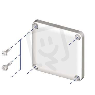 Schneider NSYAEDSB320TB Plastový šroub,double bar 3 mm,pro hl.víka 20 mm