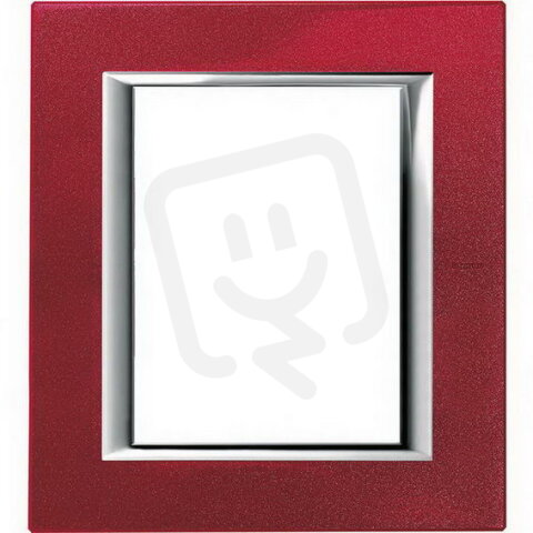 Legrand HA4826RC BTAX RÁMEČEK 3+3 ČÍNSKÁ ČERV.