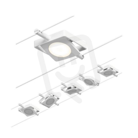 LED lankový systém MacLED základní sada 5x4,5W 3000K 230/12V bílá/chrom 94422