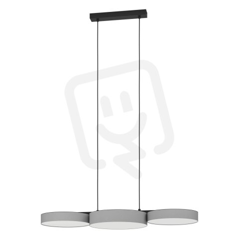 Závěsné svítidlo BARBANO-Z LED-RGB/CCT šedá/bílá 3X7,5W EGLO 900856