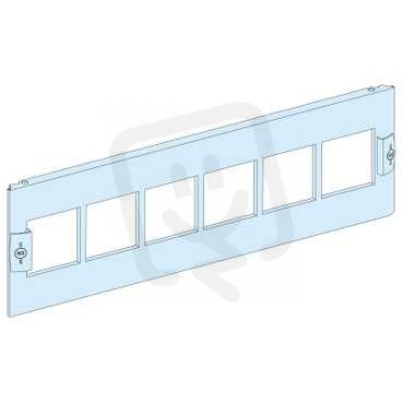 Schneider 03910 Čelní panel pro šest přístrojů 72x72mm