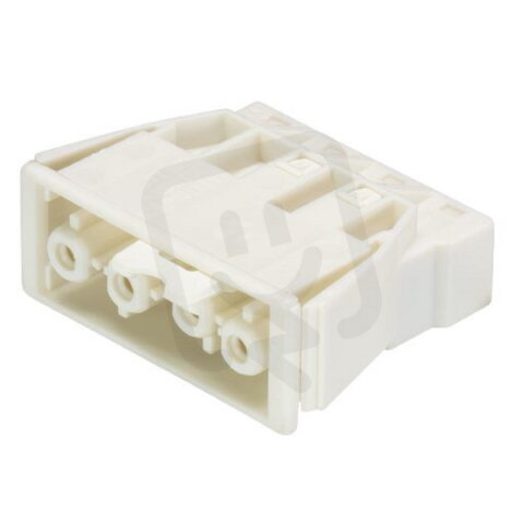 zásuvka vestavná, 4-pól, gesis, bílá WIELAND 92.041.9658.0