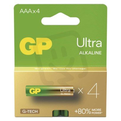 Alkalická baterie GP Ultra AAA (LR03) B02114