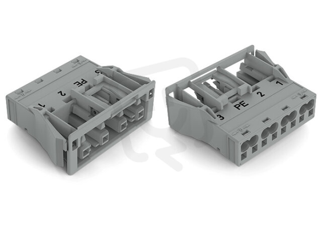 Zásuvka Snap-In 4pól. Kód. B šedá WAGO 770-744/062-000