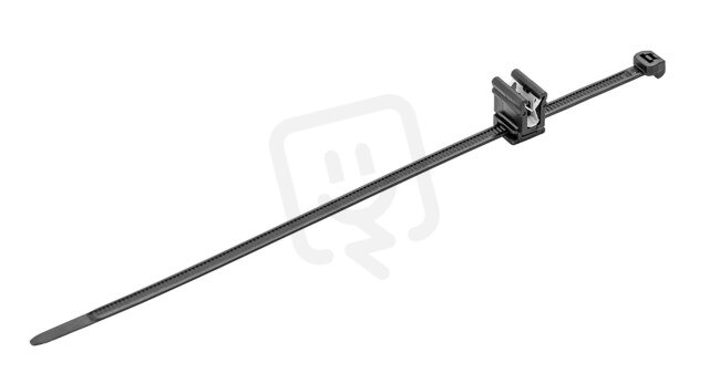 Vázací páska černá UV 200 x 4,6 mm s FT klipem (100 ks) CIMCO 181825