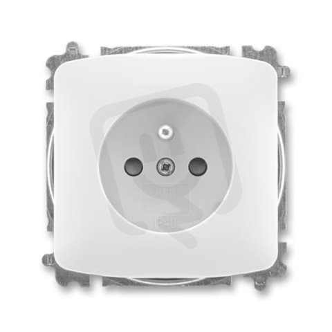 ABB TANGO Zásuvka chráněná s clonkami bezšroubová bílá 5519A-A02357 B