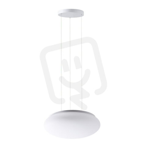 Závěsné LED svítidlo se skleněným stínidlem OSMONT ARAKIS LE3 24W IP40 3K bílá