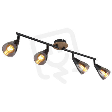 Stropní svítidlo MUBBY černá 4xE14,max. 25W 230V GLOBO 54311-4