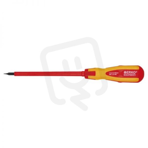 Izolovaný plochý šroubovák, šířka čepele 6,5mm, délka hřídele 150mm WIP_6,5-150
