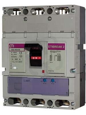 Kompaktní jistič EB2 800/4LF 800A 4p ETI 004672205