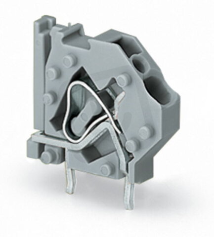 Svorka s možností řad. připojení na DPS, 4 mm2, Rozteč 5 mm, Enziánová modrá