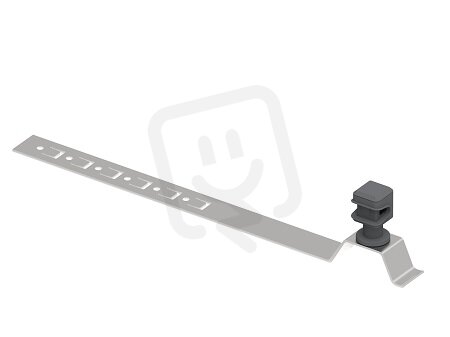 Plastový držák s příchytkou L330 pod střešní krytinu na drát d8mm inox/plast