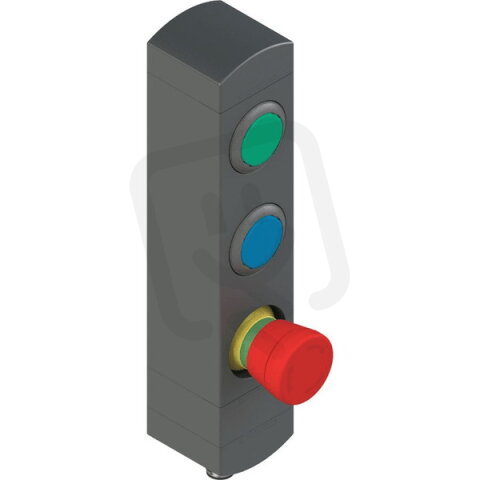 Ovládací jednotka BN 3 prvky (konfigurace A09) 1NO, Konektor M12,12 pólů, IP65