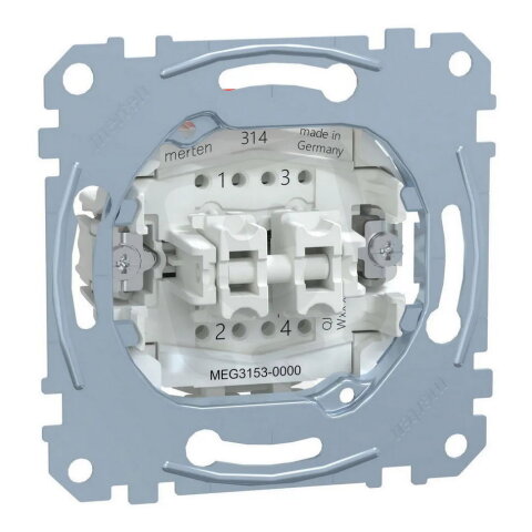 MEG3153-0000 Dvojité tlačítko ř.1/0+0/1