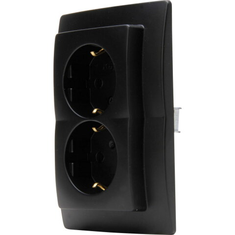 941150080 Double earthed socket outlet,
