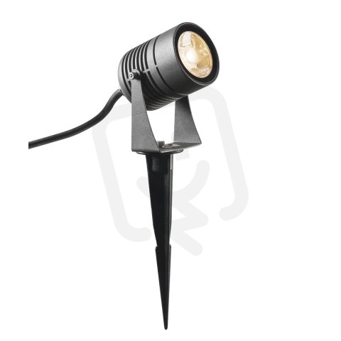 LED SPIKE LED venkovní svítidlo s trnem antracit IP55 3000K 40°. SLV 1002201