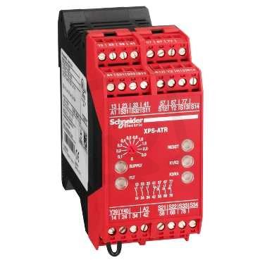 Schneider XPSATR1153C Bezpečnostní modul s nastavením zpoždění 3s,24V DC