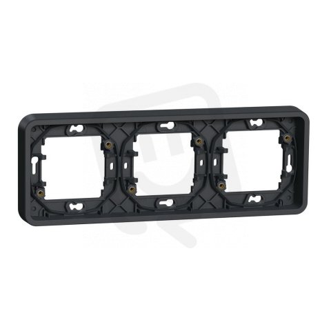 Mureva Styl Rámeček IP55 3 násobný horizontální Antracit SCHNEIDER MUR34109