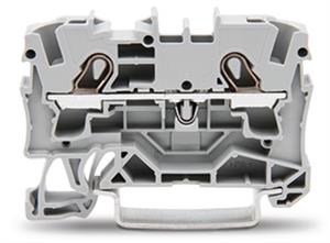 2vodičová průchozí svorka 4mm2 Vhodná pro aplikace Ex e II šedá WAGO 2004-1201