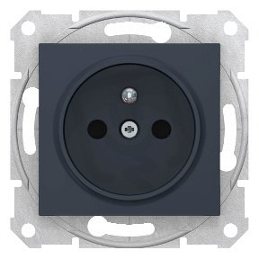 Sedna Zásuvka 2P+PE bezšroubová clonky, graphite SCHNEIDER SDN2800770