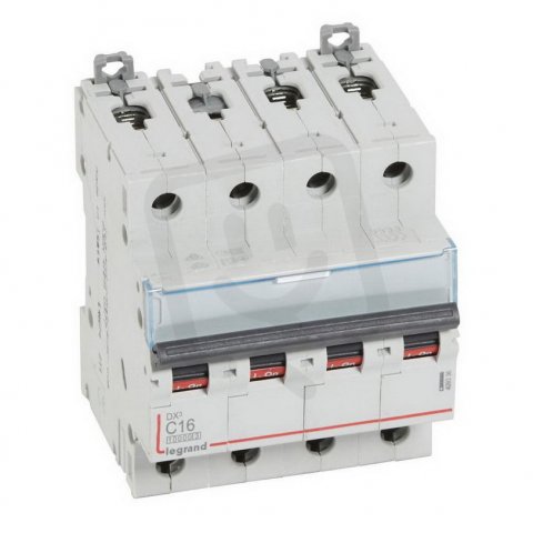 DX3 JISTIČ, 4 PÓLOVÝ, CHAR. C,16A 10000A/16KA LEGRAND 409336
