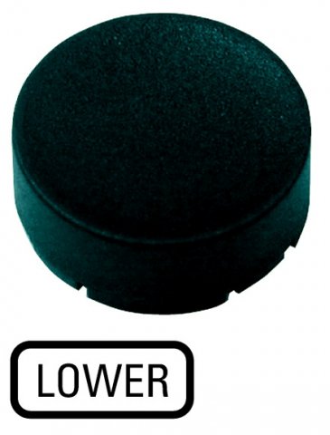 Eaton M22-XDH-S-GB18 Tlačítková výplň, bez prosvětlení, zvýšená, LOWER, černá