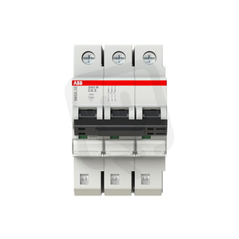 S403M-C0.5 Jistič 3p char.C 0,5A Icn 10kA ABB 2CCS573001R0984
