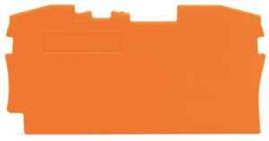 Koncová bočnice a separátor Tloušťka 1 mm oranžová WAGO 2006-1292