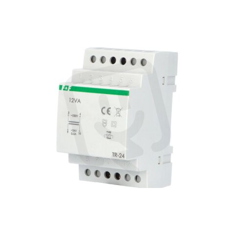 TR 24 trafo 24V, 0,5A, 12VA F&F 1000781
