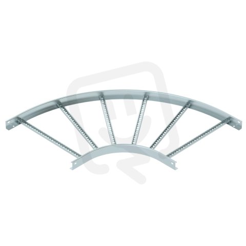 OBO LB 90 660 R3 FS Oblouk 90° pro kabelový žebřík 60x600 Ocel pásově zinkováno