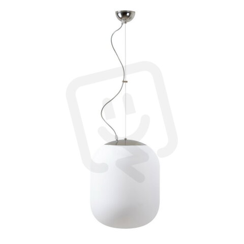 Závěsné svítidlo se skleněným stínidlem OSMONT TANIA L2 23W IP40 E27 chrom