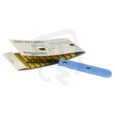 SOUPRAVA 200KS.POPISEK S PÍSMENY A-Z SCHNEIDER AR1MB01