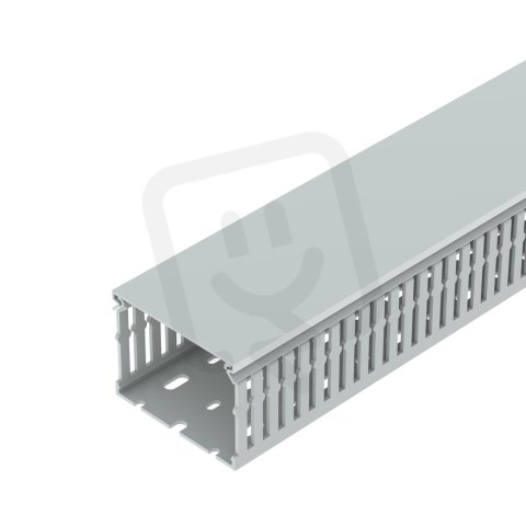 OBO HFVDK 6080 lgr Propojovací kanál LK4H bezhalogenový 60x80x2000 světle šedá