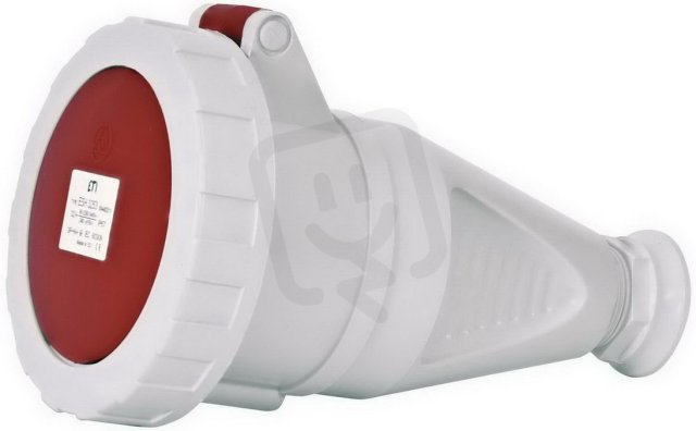 Průmyslová zásuvka na pohyblivý přívod 3F IP67 32A 400V 3p+N+PE ETI 004482011