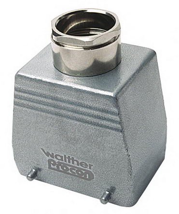 Walther T708332 Tüllengehäuse A32 in Alu m.H:76mm,QVN,M32,Kabeleinf.gerade