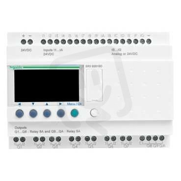 Schneider SR3B262BD ZL MODULAR 24VDC s hod 16DI(6AI)/10TO