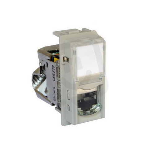 LIVING NOW DATOVÁ ZÁSUVKA RJ45 CAT6A STP BEZNÁSTROJOVÁ 1 MODUL PÍSEK LEGRAND