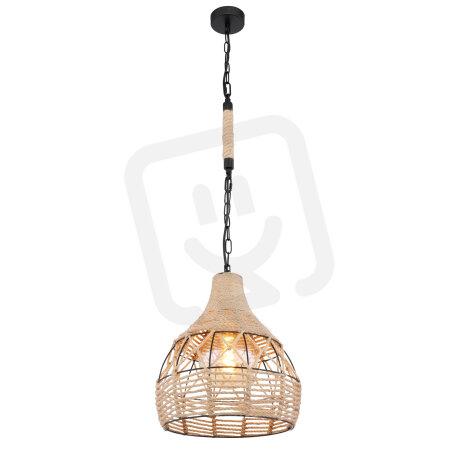 Závěsné svítidlo HALIA černá 1xE27, max. 60W 230V GLOBO 15671H