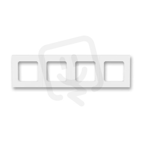 LEVIT Čtyřrámeček bílá/bílá ABB 3901H-A05040 03