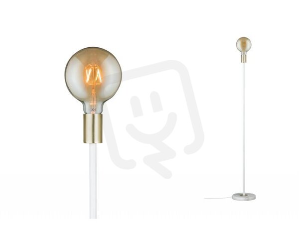 Stojací lampa Neordic Nordin bílá/zlatá/mramor 796.15 PAULMANN 79615