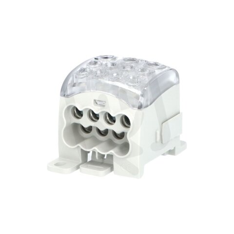 Blok pro rozdělení fází PDB 270 (PVB 230) 1pól. 270A 690V šedý/průhl. víko