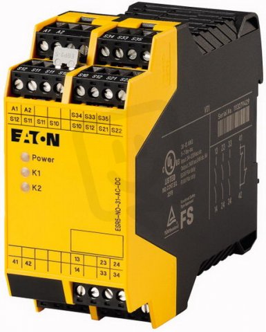 Eaton 118704 Elektronické bezpečnostní relé,24-230V AC/DC,3 zap.1 vyp.kont.