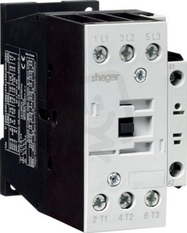 Výkonový stykač 3P + 1S, 32A/15kW (AC-3), 24VAC HAGER EV03210D
